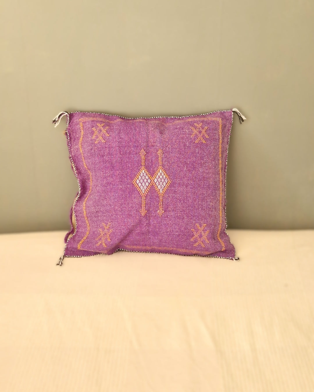 Kuddfodral Kaktussilke Sabra Layla - Lila