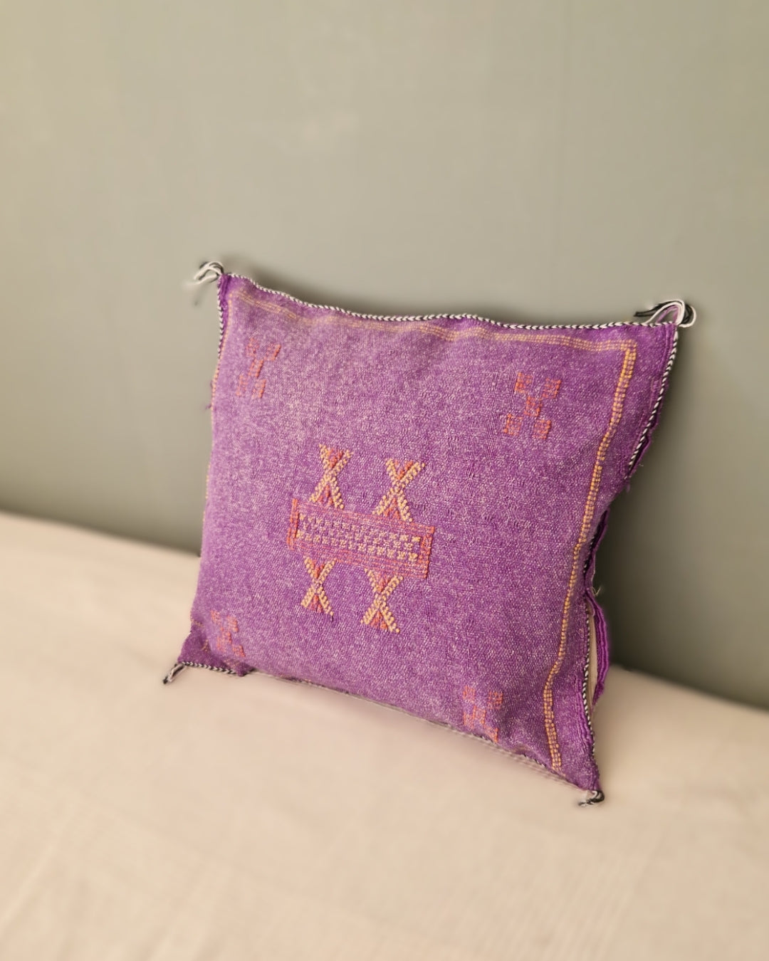 Kuddfodral Kaktussilke Sabra Baraka - Lila