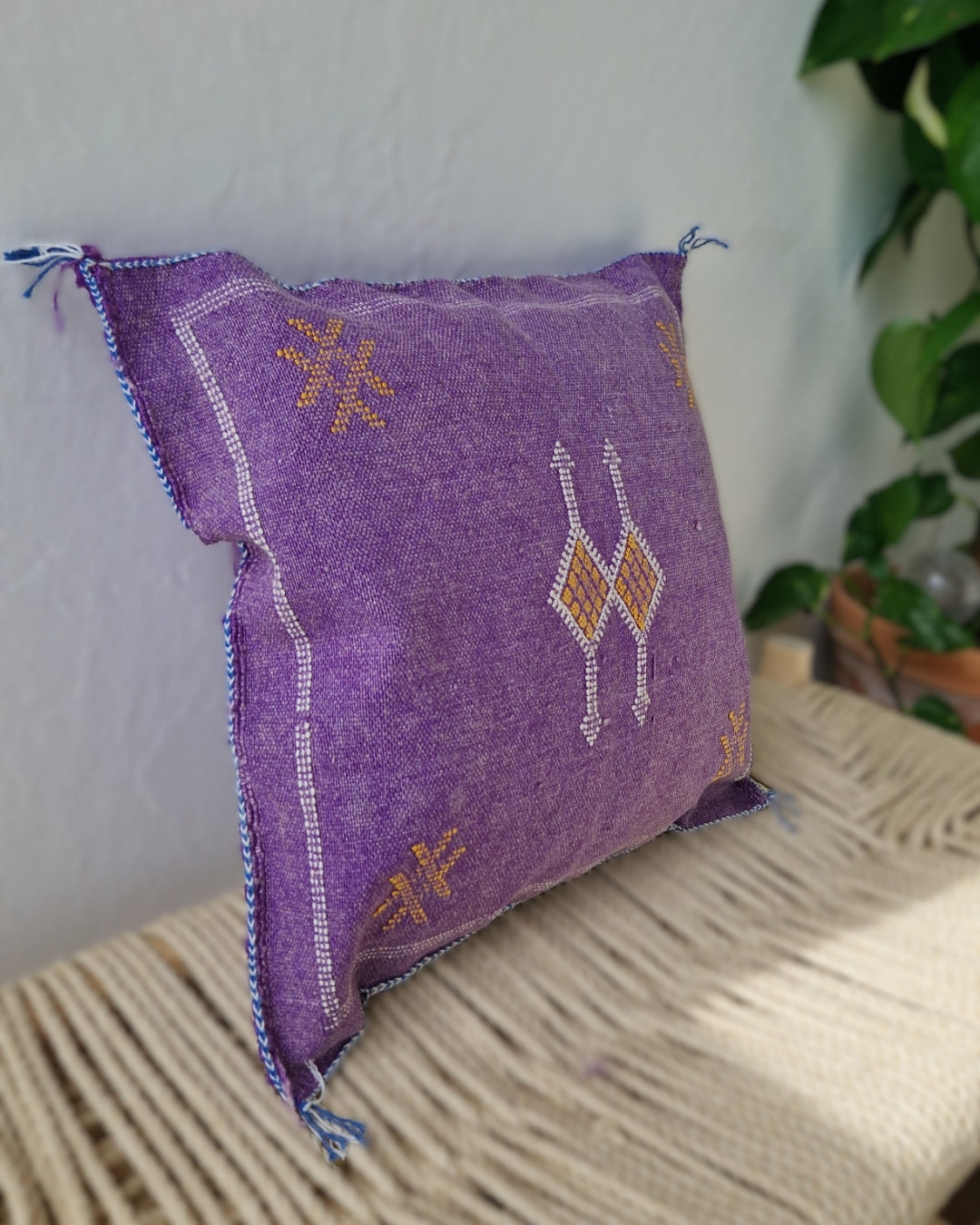 Kuddfodral Kaktussilke Sabra Hubb – Lila