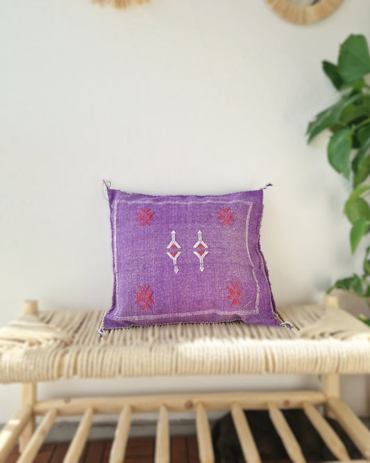 Kuddfodral Kaktussilke Sabra Sakina – Lila