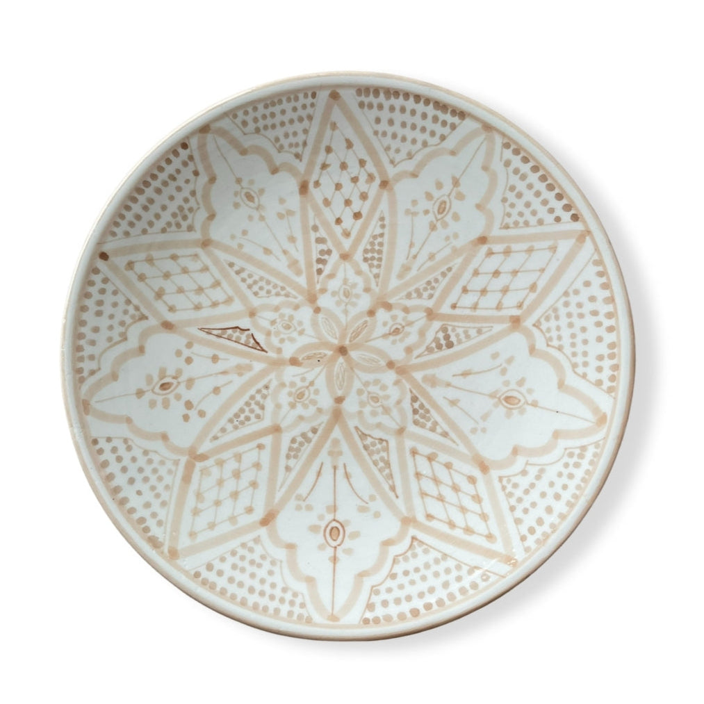 Mattallrik Marockansk Keramik 30 cm Maryam brun