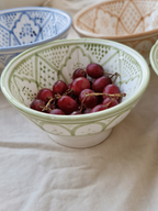 Liten Marockansk Skål "Yasmin – Grön Handgjord Keramik 15 cm