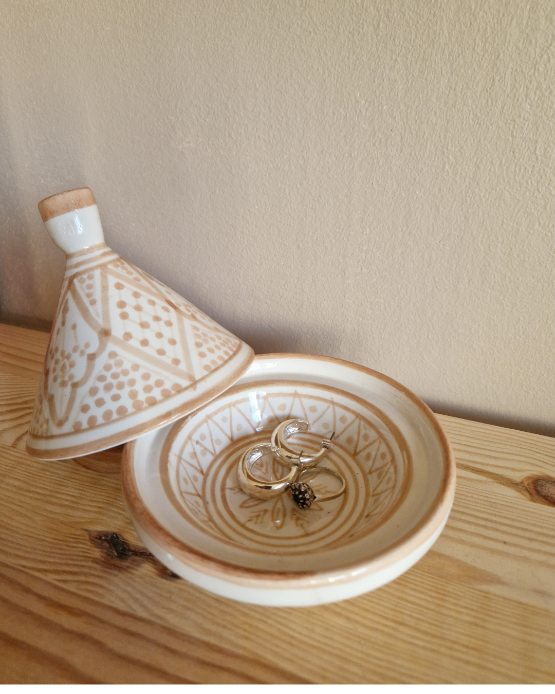 Tagine 12 cm “Rania” – mini-tagine i handgjord keramik brun
